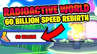 60 BILLION SPEED REBIRTH  Tips to Set Back Up  Speedman Simulator [upl. by Livvi]