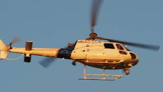 CBP AS350 working alien traffic on the Rio Grande Laredo TX  101524 [upl. by Vtehsta]