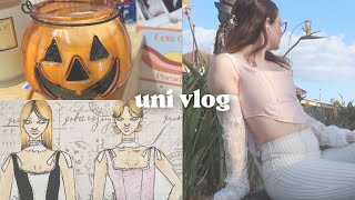 UNI VLOG 🤍  new trimester kmart haul drawing coffee lectures pumpkins [upl. by Phebe]