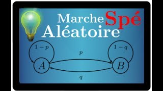 Marche aléatoire amp graphes probabilistes • Comprendre le cours à travers un exemple • spé maths [upl. by Aislehc277]