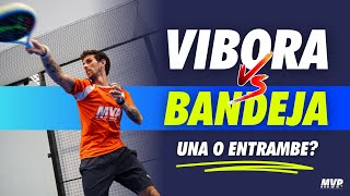 BANDEJA VS VIBORA 🎾 Quando giocare una o laltra  Tutorial Padel Italiano 🇮🇹🎾 [upl. by Herta]