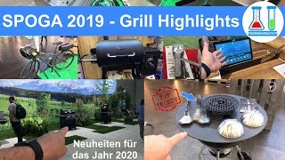 GrillBBQ Messe Spoga 2019 Neuheiten für 2020 von Rösle Napoleon Broil King amp Co  deutsch [upl. by Odnanreh]