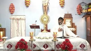 St Antonys Shrine Kerekatte  Adoration of the Blessed Sacrament  9724  Rev Fr Roman Pinto [upl. by Ilario]