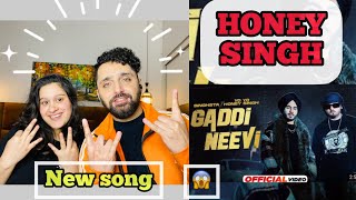 Gaddi Neevi Official Video  SINGHSTA amp YO YO HONEY SINGH REACTION  Latest Punjabi Song 2021 [upl. by Priscella]