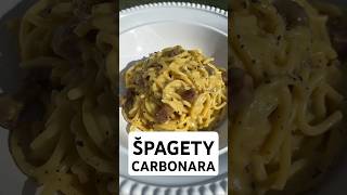 Extra krémové špagety carbonara Ty musíte vyzkoušet Recept na Rohlikcz 😉 carbonara pasta food [upl. by Eecart174]