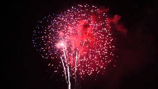 Fireworks over Baltimores Inner Harbor July 4 2012 [upl. by Yemerej]