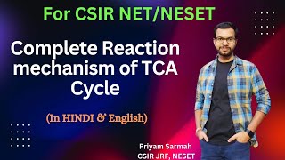 Complete Reaction mechanism of TCA cycle for CSIR NET JRFUNIVERSITY OF LIFESCIENCES csirnet jrf [upl. by Elohcim873]