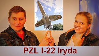 PZL I22 Iryda  ciemne chmury nad lśniącym samolotem ZabytkiNieba [upl. by Corvese]