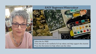 EASY BEGINNERS Watercolour cow parsley and bokeh effect [upl. by Duquette130]