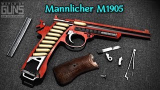 Mannlicher M1905  Complete Disassembly and Assembly  Fast and Detailed  Amazing Animation [upl. by Gaeta]