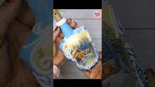 This is so easy yet amazing bottle decor idea [upl. by Jael]