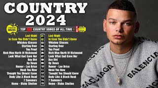 Country Music 2024 Collection 🎶 Brett Young Jason Aldean Luke Combs Morgan Wallen Kane Brown [upl. by Rovert]