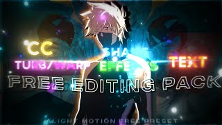 Alight Motion FREE Editing VFX Pack  Alight Link under 5mb  XML   AMV Preset Pack [upl. by Nwahsuq]