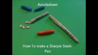 How To Make a Sharpie Stash Pen [upl. by Llennoj91]