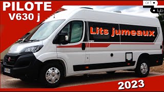 Campingcar Fourgon Pilote V630J Hellocampingcar [upl. by Vaules]