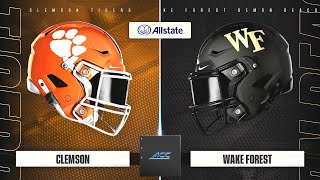 NCAA Football 25  Clemson Tigers Vs Wake Forest Demon Deacons PS5 Week 7 Quick Presentation [upl. by Formica]