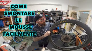 SMONTARE GLI INSERTIMOUSSE FACILMENTE SENZA GLI ATTREZZI SPECIFICI  MTB TUTORIAL [upl. by Naed]