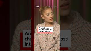 Ariana Grande channelled her loss into Wicked role ArianaGrande Wicked BBCNews [upl. by Charmaine2]