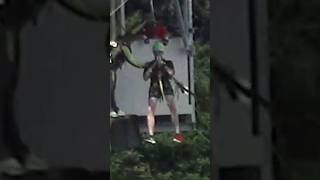 Bungee Jumping Bungeespringen Harzdrenalin GigaSwing shorts bungeejumping harz action action [upl. by Asilet]