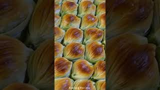 MusselShaped Turkish Baklava Recipes Ramadan Holiday Preparations Short [upl. by Nylek]