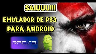 COMO INSTALAR O EMULADOR DE PLAYSTATION 3 NO ANDROID [upl. by Nahtanhoj]