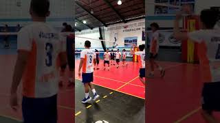 Remate 🏐✋ calentamiento para partido de voleibol super spike [upl. by Eelyk]