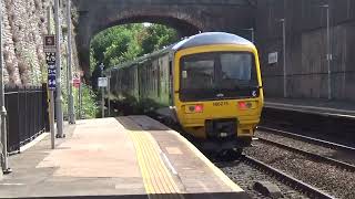 Teignmouth Railway Station 166215 GWR departs P2 on 2F14 on 6th July 2024 [upl. by Nahsaj]