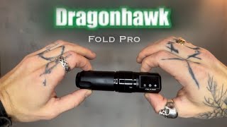 Dragonhawk Fold Pro  Review  Tattoo Machine for Beginners  Discount Code [upl. by Duer776]