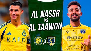 ALNASSR 01 ALTAAWOUN  CRISTIANO RONALDO TITULAR  Copa del Rey [upl. by Bigler]