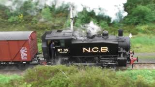 USA Class 060 Steam Loco No 35 at Tanfield Railway Legends of Industry Gala  11th June 2016 [upl. by Ahseym]