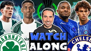 Panathinaikos Vs Chelsea Live Stream Watch Along  UECL Live Ft SaadsFootballCorner [upl. by Notgnimer897]