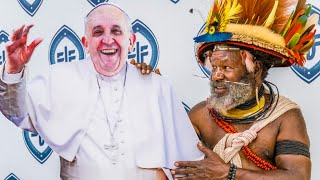 La PapouasieNouvelleGuinée accueille le pape François [upl. by Aenyl]