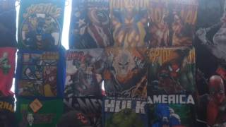 Día del Cómic Gratis en Lima  Perú 2017 Parte 2  Polos de Superhéroes [upl. by Mozes]