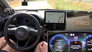 Emergency Driving Stop System in Toyota Yaris Cross 2024 Hybrid HEV reallife review EDSS [upl. by Ahsini]