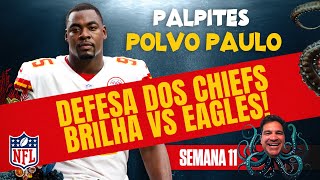 SEMANA 11 DA NFL chegando e o Polvo Paulo também Palpites dos 14 jogos [upl. by Swartz451]