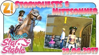 Star Stable Update SSO Storyquest amp Mittsommerfest Update 28062017 [upl. by Ally847]