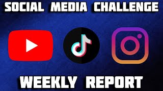 Social Media Challenge  First week report [upl. by Occer]