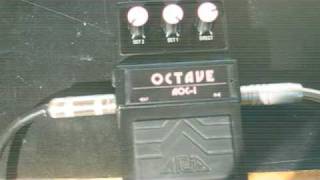 ARIA vintage 80s analog octave pedal [upl. by Creighton7]