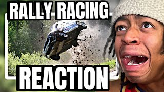 FIRST TIME REACTING TO Rally RACING  Crashes Action and Raw Sound [upl. by Fergus]