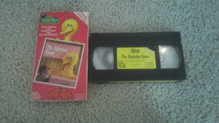 My Sesame Street Home Video  The Alphabet Game 1988 VHS Full Video [upl. by Enhpad143]