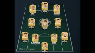 PRIMERA PLANTILLA DE EA FC 25 EN EL CANAL SQUAD BUILDER LIGA EA SPORTS  EA FC 25 ULTIMATE TEAM [upl. by Betty882]