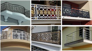 Modern Balcony Grill Designs 2024  Terrace Wrought IronStainless SteelGlass Railing Design Ideas [upl. by Dickie]