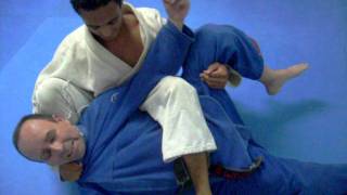 Okurierijime roll from turtle position armlock judo sensei roberto gomesAVI [upl. by Chenee]