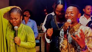 Josephine lumingu feat liliane mwimpe Live recording Mon papa [upl. by Anaej]