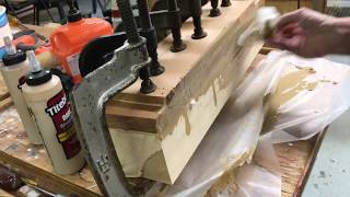 Cat Boat Half Hull by Malcolm Crosby Series 2 Part 1 Gluing [upl. by Sami228]