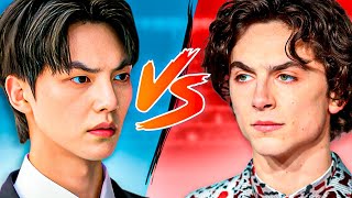 Korean vs Hollywood Actors Shocking Similarities [upl. by Ettelliw868]