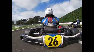 Clubsport Raket 120 Race 2 Kartsport Manawatu September club day [upl. by Llednav5]