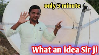 how to calculate Satellite dish antenna focal Point in hindi [upl. by Zasuwa]