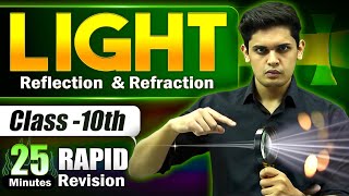 Light in 25 Minutes🔥 Class 10th  Rapid Revision  Prashant Kirad [upl. by Alexa]