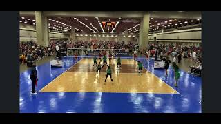 GJNC 13 liberty national championship first set Madfrog vs club one madfrog libero volleyball [upl. by Shurlock759]